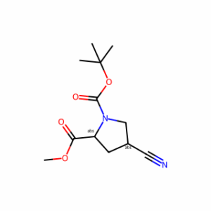 (2S,4S)-1-tert-Butyl 2-methyl 4-cyanopyrrolidine-1,2-dicarboxylate