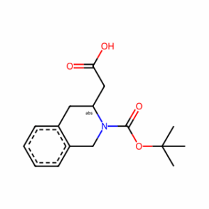 (3R)-2-[(1,1-Dimethylethoxy)carbonyl]-3,4-dihydro-3(1H)-isoquinolineacetic acid