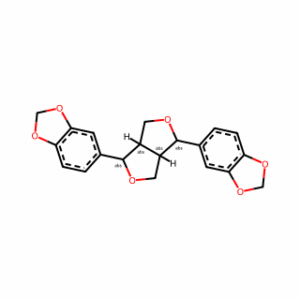 (1S,3aR,4S,6aR)-1,4-bis(benzo[d][1,3]dioxol-5-yl)tetrahydro-1H,3H-furo[3,4-c]furan