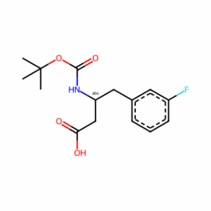 (3S)-3-[(tert-Butoxycarbonyl)amino]-4-(3-fluorophenyl)butanoic acid