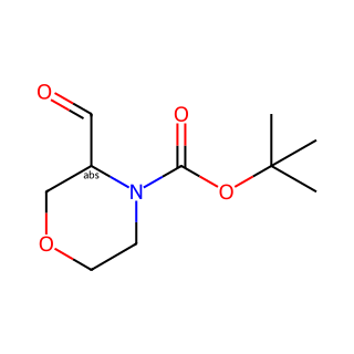 4-Morpholinecarboxylicacid, 3-formyl-, 1,1-dimethylethyl ester, (3S)-