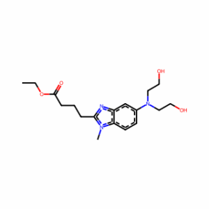 1H-Benzimidazole-2-butanoicacid, 5-[bis(2-hydroxyethyl)amino]-1-methyl-, ethyl ester
