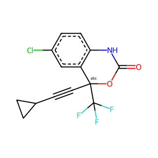 (4S)-6-Chloro-4-(2-cyclopropylethynyl)-1,4-dihydro-4-(trifluoromethyl)-2H-3,1-benzoxazin-2-one