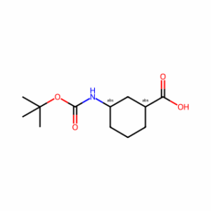 (1S,3R)-3-[[(tert-Butoxy)carbonyl]amino]cyclohexanecarboxylic acid