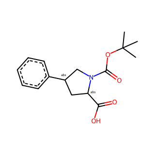 (2S,4R)-1-(tert-Butoxycarbonyl)-4-phenylpyrrolidine-2-carboxylic acid