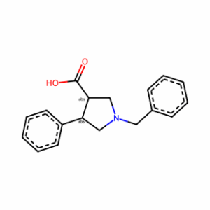 trans-1-Benzyl-4-phenylpyrrolidine-3-carboxylic acid