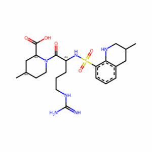 (2R,4R)-1-((2S)-5-Guanidino-2-(3-methyl-1,2,3,4-tetrahydroquinoline-8-sulfonamido)pentanoyl)-4-methylpiperidine-2-carboxylic acid