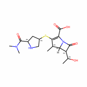 (4R,5S,6S)-3-[[(3S,5S)-5-[(Dimethylamino)carbonyl]-3-pyrrolidinyl]thio]-6-[(1R)-1-hydroxyethyl]-4-methyl-7-oxo-1-azabicyclo[3.2.0]hept-2-ene-2-carboxylic acid