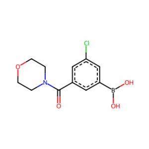 (3-Chloro-5-(morpholine-4-carbonyl)phenyl)boronic acid