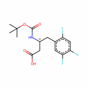 (3R)-3-[(1,1-Dimethylethoxycarbonyl)amino]-4-(2,4,5-trifluorophenyl)butanoic acid
