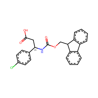 (R)-3-((((9H-Fluoren-9-yl)methoxy)carbonyl)amino)-3-(4-chlorophenyl)propanoic acid