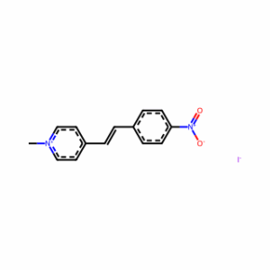 Pyridinium, 1-methyl-4-[(1E)-2-(4-nitrophenyl)ethenyl]-, iodide