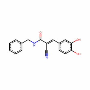 (E)-N-Benzyl-2-cyano-3-(3,4-dihydroxyphenyl)acrylamide;AG 490