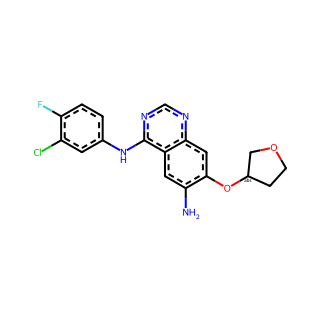 (S)-N4-(3-Chloro-4-fluorophenyl)-7-((tetrahydrofuran-3-yl)oxy)quinazoline-4,6-diamine