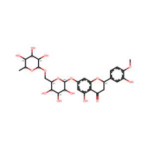 (s)-7-[[6-o-(6-deoxy-alpha-l-mannopyranosyl)-beta-d-glucopyranosyl]oxy]-2,3-dihydro-5-hydroxy-2-(3-hydroxy-4-methoxyphenyl)-4h-1-benzopyran-4-one