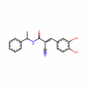 (2E)-2-Cyano-3-(3,4-Dihydroxyphenyl)-N-[(1S)-1-Phenylethyl]-2-Propenamide
