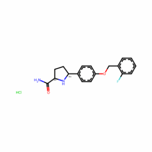 (2S,5R)-5-(4-((2-Fluorobenzyl)oxy)phenyl)pyrrolidine-2-carboxamide hydrochloride