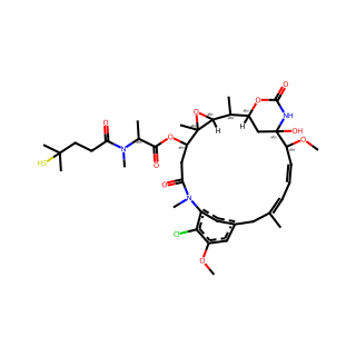 N2′-Deacetyl-N2′-(4-mercapto-4-methyl-1-oxopentyl)-maytansine