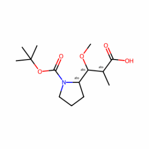 (2R,3R)-3-((S)-1-(tert-Butoxycarbonyl)pyrrolidin-2-yl)-3-methoxy-2-methylpropanoic acid