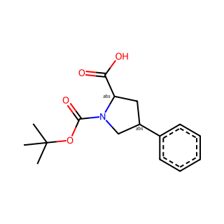(2S,4S)-1-(tert-Butoxycarbonyl)-4-phenylpyrrolidine-2-carboxylic acid