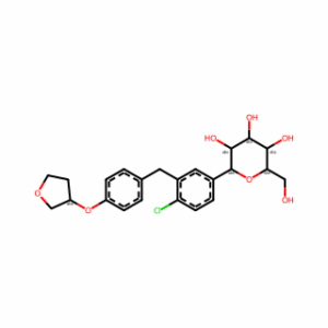 (1S)-1,5-Anhydro-1-C-[4-chloro-3-[[4-[[(3S)-tetrahydro-3-furanyl]oxy]phenyl]methyl]phenyl]-D-glucitol