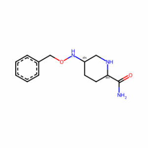 (2S,5R)-5-[(Phenylmethoxy)amino]-2-piperidinecarboxamide