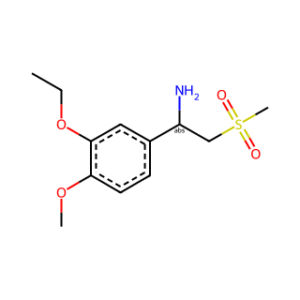 (S)-1-(3-Ethoxy-4-methoxyphenyl)-2-(methylsulfonyl)ethanamine