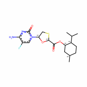 (2R,5S)-(1R,2S,5R)-2-Isopropyl-5-methylcyclohexyl 5-(4-amino-5-fluoro-2-oxopyrimidin-1(2H)-yl)-1,3-oxathiolane-2-carboxylate