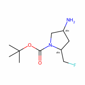 tert-butyl (2S,4R)-4-amino-2-(fluoromethyl)pyrrolidine-1-carboxylate