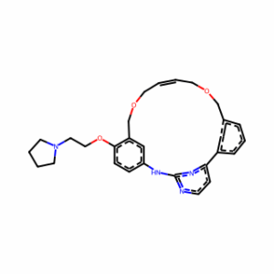 (16E)-11-[2-(1-Pyrrolidinyl)ethoxy]-14,19-dioxa-5,7,27-triazatetracyclo[19.3.1.12,6.18,12]heptacosa-1(25),2,4,6(27),8,10,12(26),16,21,23-decaene