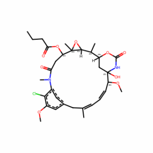 (14S,16S,32S,33S,2R,4S,10E,12E,14R)-86-Chloro-14-hydroxy-85,14-dimethoxy-33,2,7,10-tetramethyl-12,6-dioxo-7-aza-1(6,4)-oxazinana-3(2,3)-oxirana-8(1,3)-benzenacyclotetradecaphane-10,12-dien-4-yl butyrate