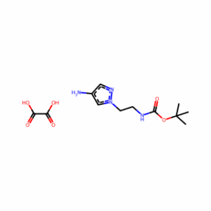 tert-butyl [2-(4-amino-1H-pyrazol-1-yl)ethyl]carbamate oxalate