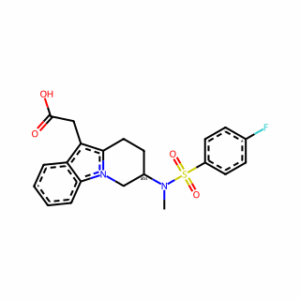 (7R)-7-[[(4-Fluorophenyl)sulfonyl]methylamino]-6,7,8,9-tetrahydropyrido[1,2-a]indole-10-acetic acid