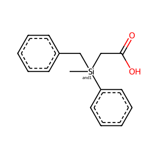 (-)-Benzylmethylphenylsilylacetic Acid