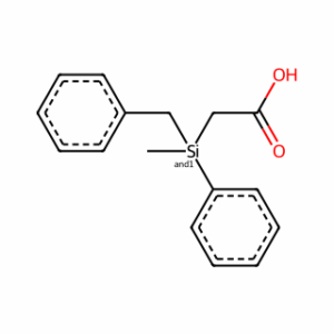 (+)-Benzylmethylphenylsilylacetic Acid [for e.e. Determination by NMR], 98%