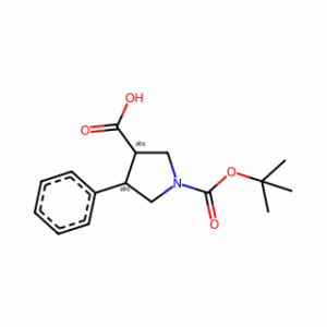 trans-1-(tert-Butoxycarbonyl)-4-phenylpyrrolidine-3-carboxylic acid