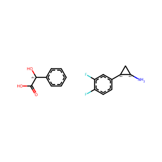 (1R,2S)-2-(3,4-Difluorophenyl)cyclopropanaminium (2R)-hydroxy(phenyl)ethanoate