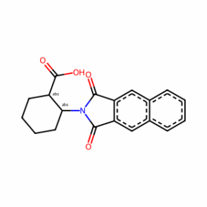 (1S,2S)-2-(1,3-Dioxo-1H-benzo[f]isoindol-2(3H)-yl)cyclohexanecarboxylic acid