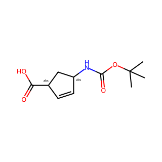 (1S,4R)-4-((tert-Butoxycarbonyl)amino)cyclopent-2-enecarboxylic acid