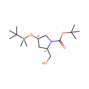 (2S,4R)-1-Boc-4-(tert-butyldimethylsilyloxy)-2-(hydroxymethyl)pyrrolidine