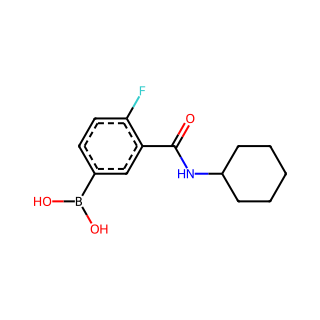 (3-(Cyclohexylcarbamoyl)-4-fluorophenyl)boronic acid