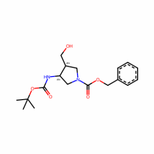 (3R,4R)-3-(BOC-AMINO)-1-CBZ-4-(HYDROXYMETHYL)PYRROLIDINE