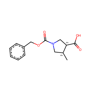 (3R,4S)-1-((Benzyloxy)carbonyl)-4-methylpyrrolidine-3-carboxylic acid