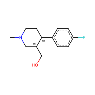 (3S,4R)-4-(4-Fluorophenyl)-3-hydroxymethyl-1-methylpiperidine