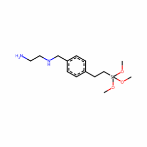 (Aminoethylaminomethyl)phenethyltrimethoxysilane, mixture of m and p isomers
