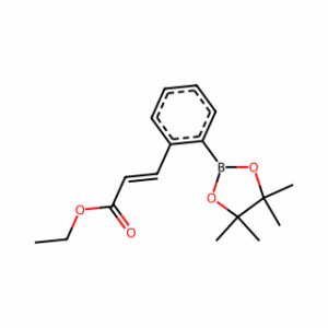 (E)-2-(2-Ethoxycarbonylvinyl)phenylboronic acid, pinacol ester