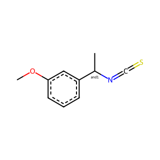 (R)-(-)-1-(3-Methoxyphenyl)ethyl isothiocyanate, 97%