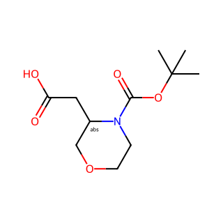 (R)-2-(4-(tert-Butoxycarbonyl)morpholin-3-yl)acetic acid