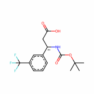 (R)-3-((tert-Butoxycarbonyl)amino)-3-(3-(trifluoromethyl)phenyl)propanoic acid