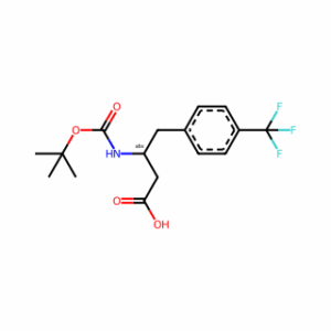(R)-3-((tert-Butoxycarbonyl)amino)-4-(4-(trifluoromethyl)phenyl)butanoic acid